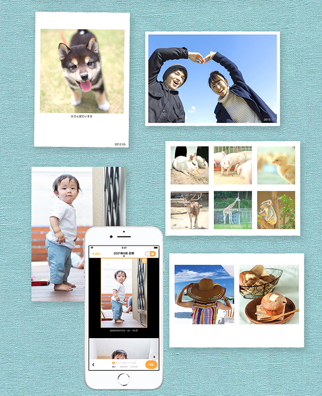 iPhoneアプリ「さくっとプリント」の写真プリント